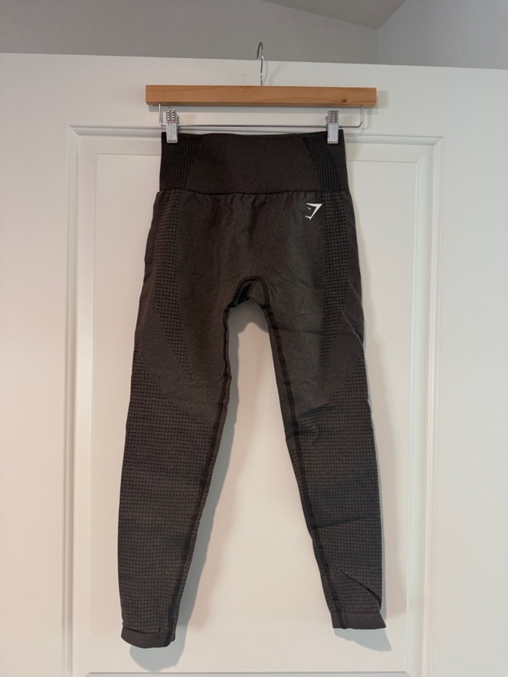 Gymshark Brown Seamless Leggings with Logo